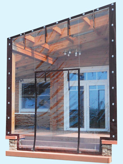 Мягкие двери ПВХ